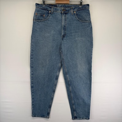 古着 90's/90年代 リーバイス Levi's USA製 デニム パンツ 560 5ポケット テーパード ジップフライ w38 L34 ブルー系 メンズ