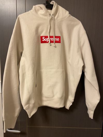 Supreme Box Logo Hooded Sweatshirt "Stone" (24FW)