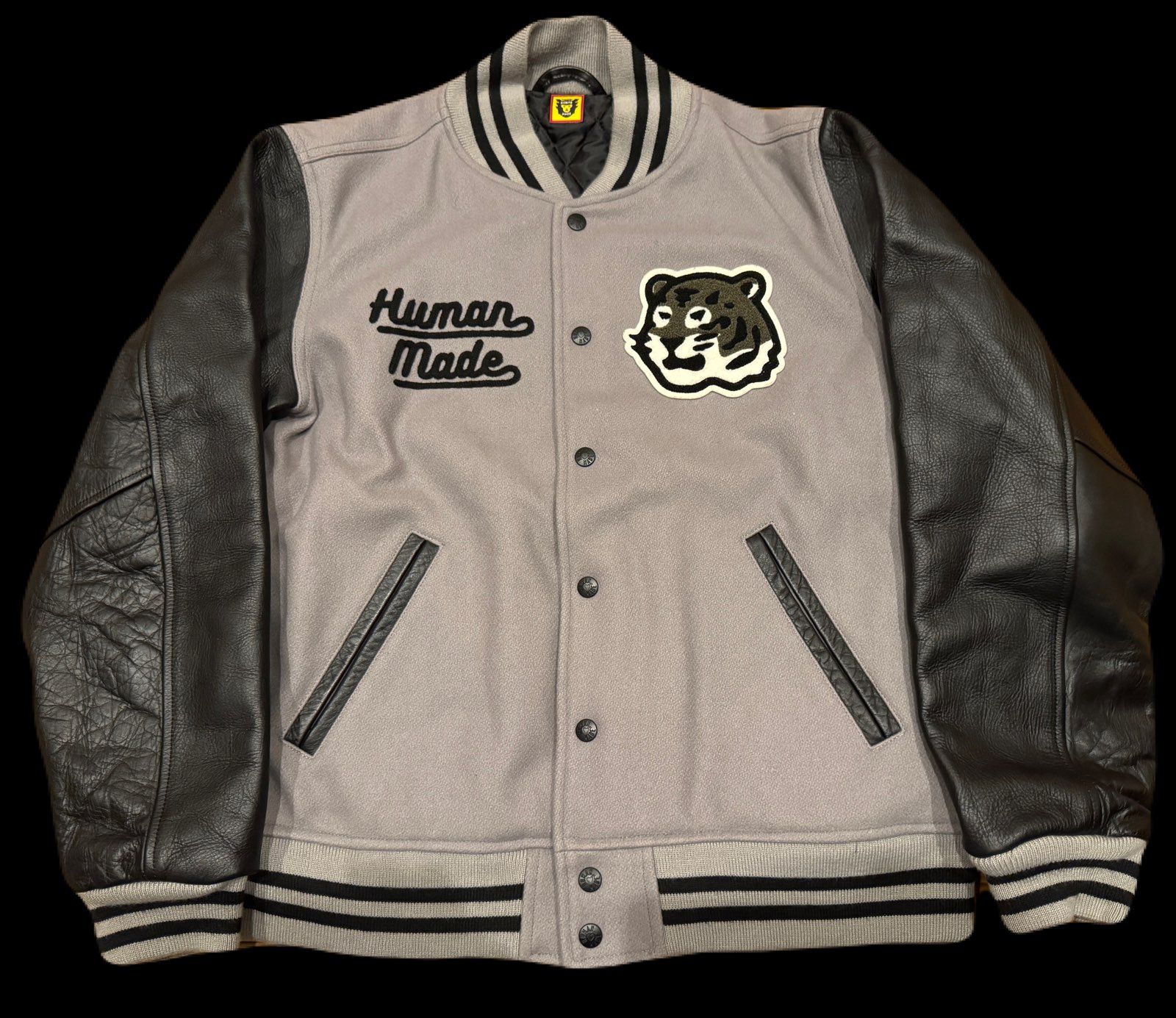 HUMAN MADE VARSITY JACKET "Gray"