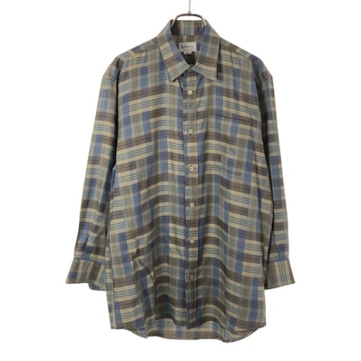 Burberrys バーバリーズ ウール チェック柄 長袖 シャツ M