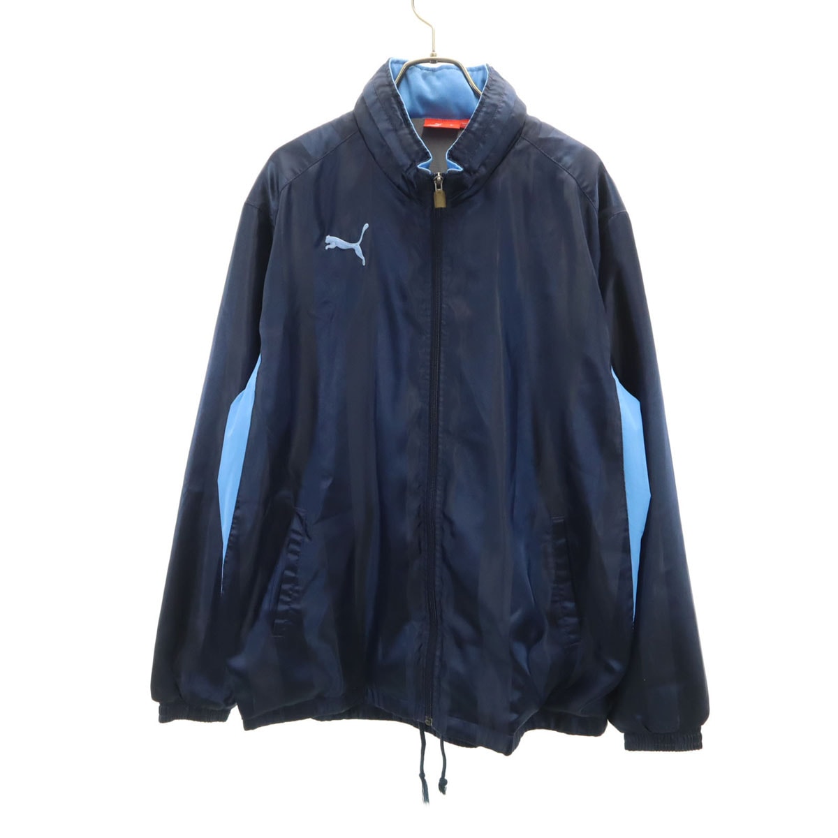 PUMA プーマ トレーニング ウインドブレーカー L ネイビー系 裏トリコット