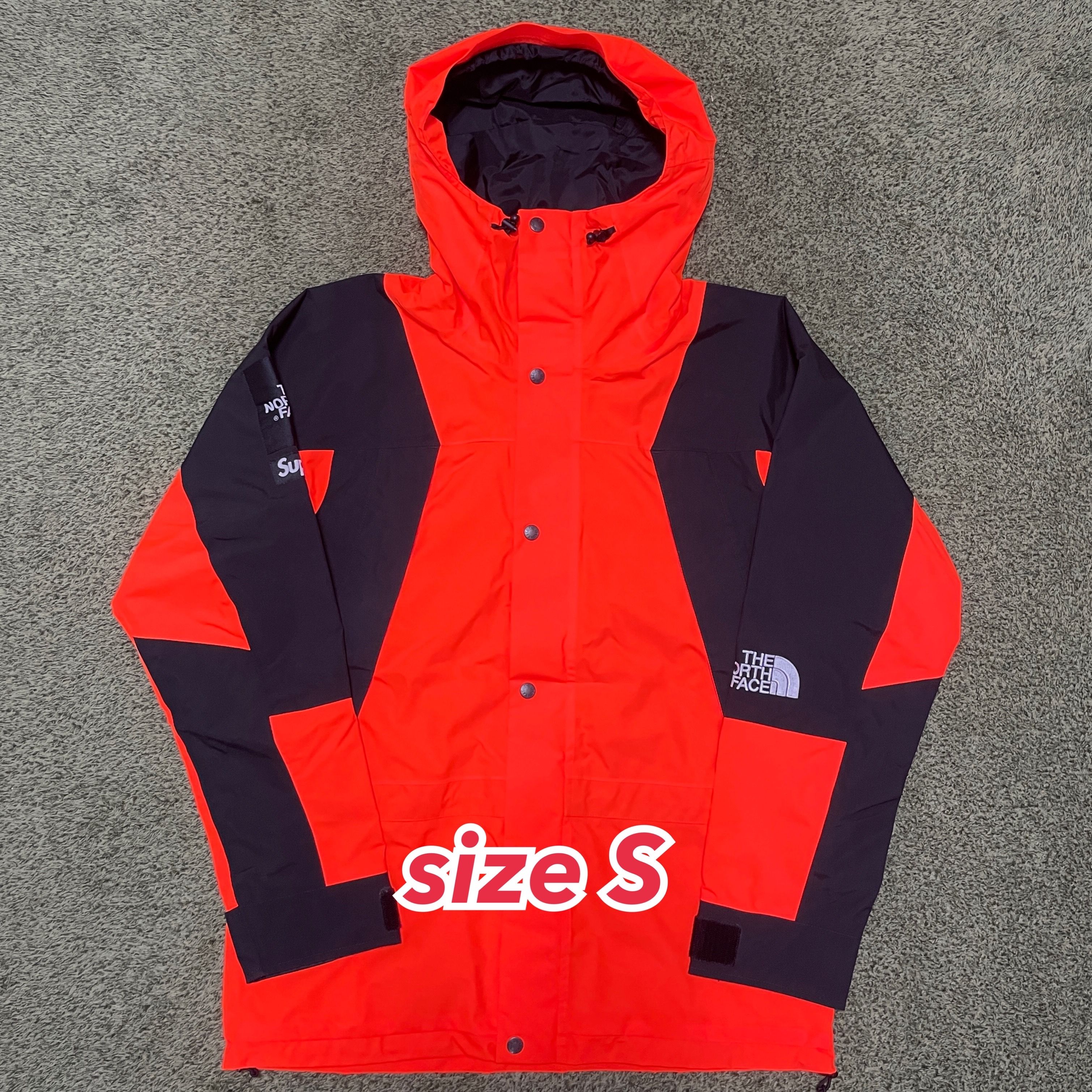 Supreme x The North Face Mountain Light Jacket "Power Orange"
