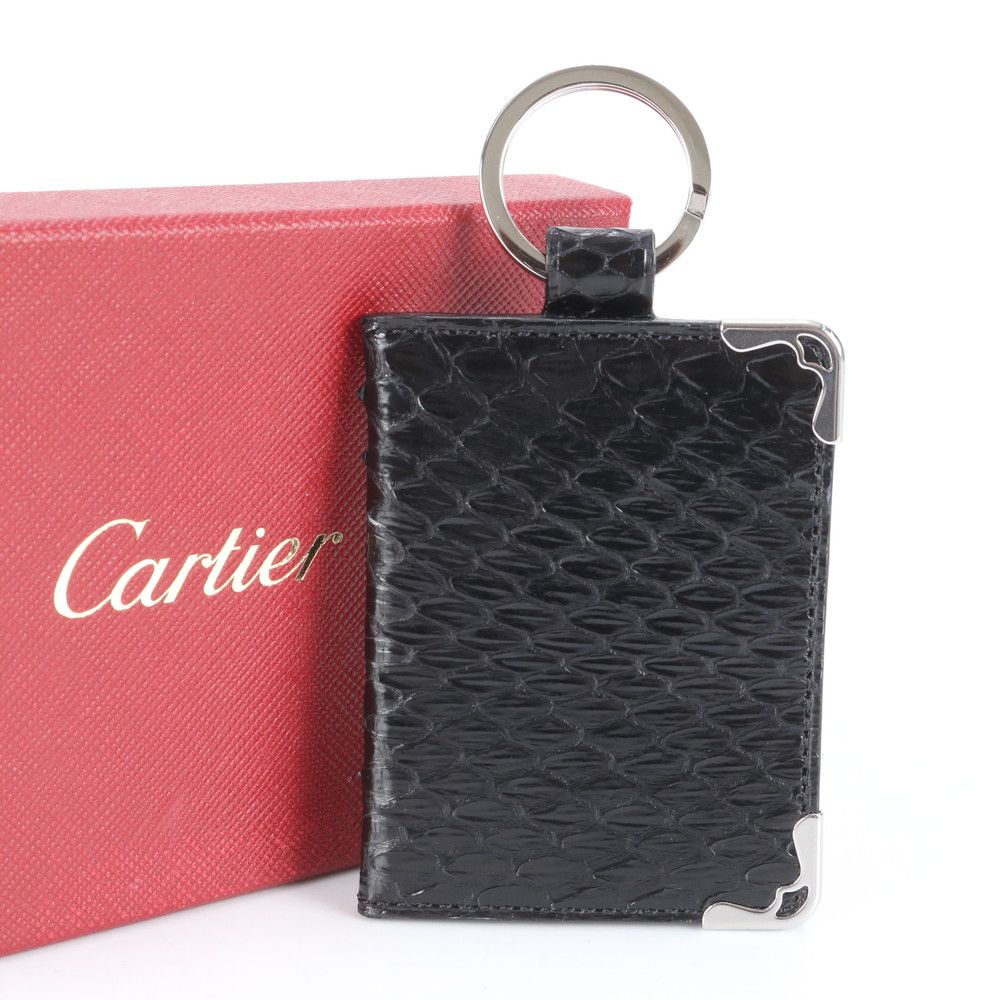 ■美品 カルティエ キーリング フォトホルダー 写真入れキーホルダー