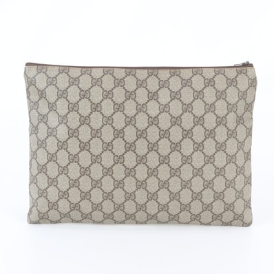 ■美品 グッチ GGスプリーム 012 904 0282 セカンドバッグ