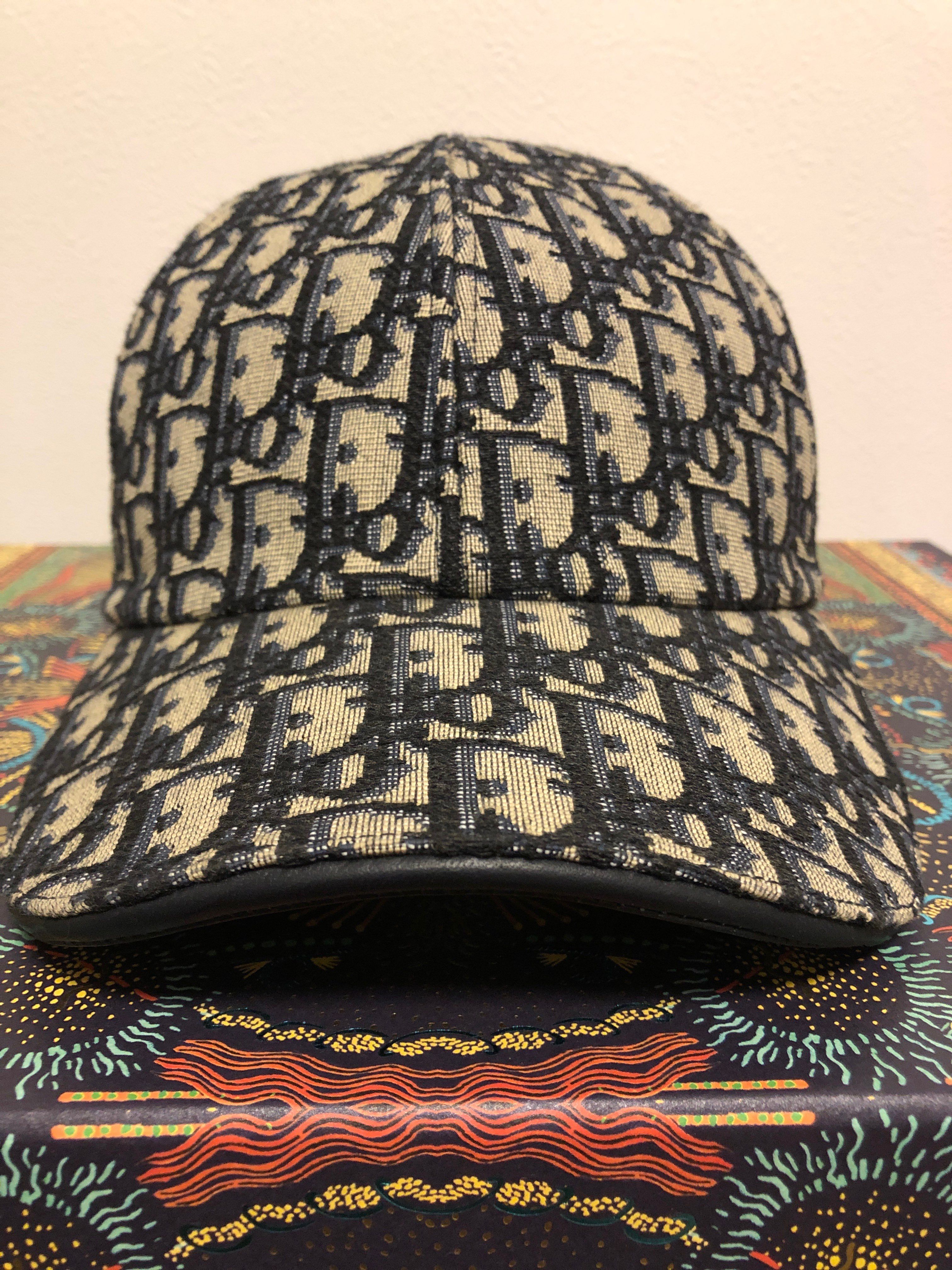 Dior Oblique Baseball Cap "Beige/Black"