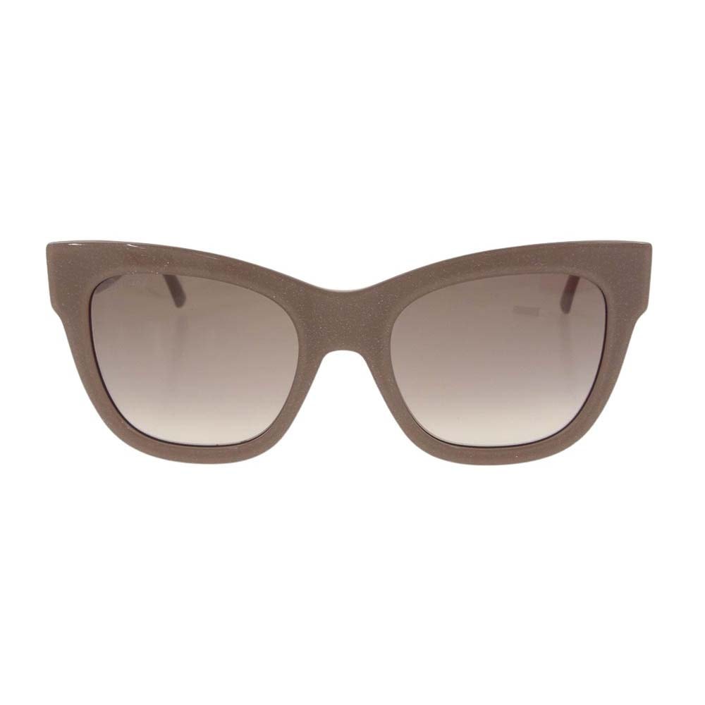 JIMMY CHOO ジミーチュウ サングラス JAN/S KONHA サングラス アイウェア 眼鏡 ベージュ系 52□20【新古品】【未使用】【中古】