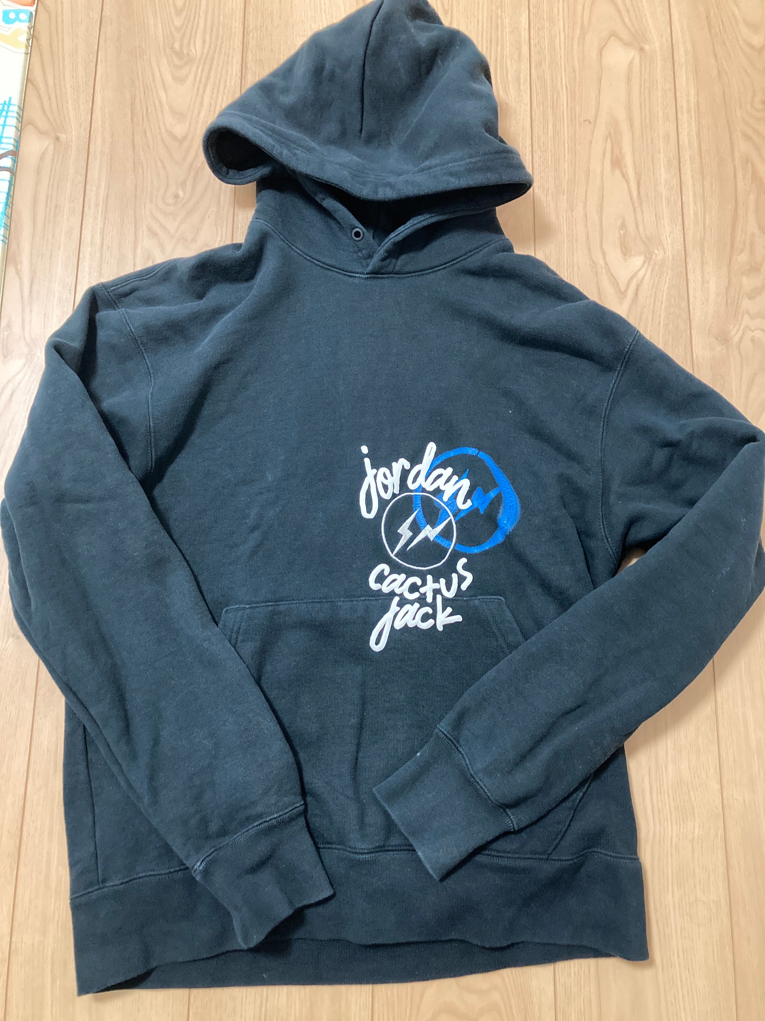 Air Jordan Travis Scott  Fragment Hoodie "Black"