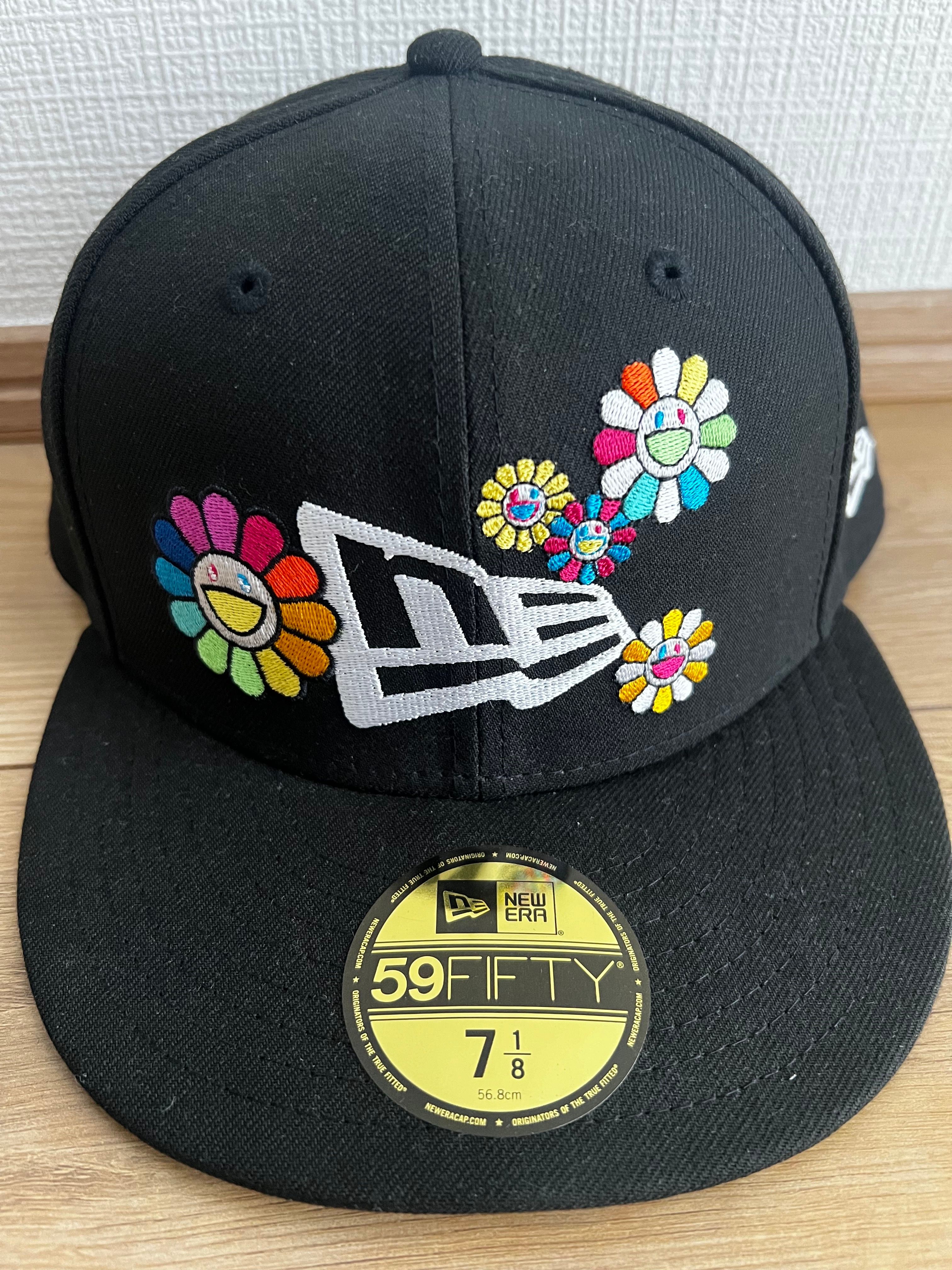 NEW ERA TAKASHI MURAKAMI 59FIFTY FLAG BLACK "Black"