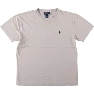古着 ラルフローレン Ralph Lauren POLO by Ralph Lauren 半袖VネックTシャツ メンズS相当/eaa644078