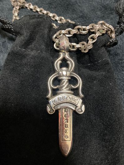 Chrome Hearts Large Dagger Pendant "Silver"