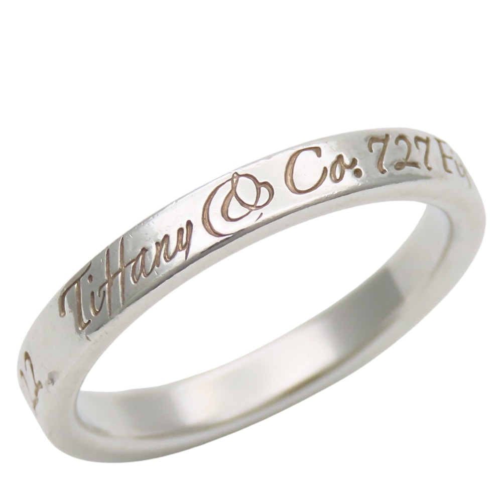 【中古】 ティファニー リング・指輪 ノーツナロー ニューヨーク シルバー925 約2.4g シルバー アクセサリー 定番 人気 レディース 女性 TIFFANY&Co.