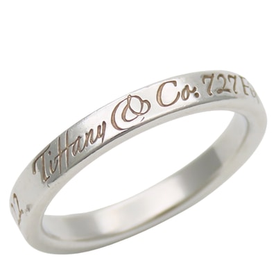 【中古】 ティファニー リング・指輪 ノーツナロー ニューヨーク シルバー925 約2.4g シルバー アクセサリー 定番 人気 レディース 女性 TIFFANY&Co.