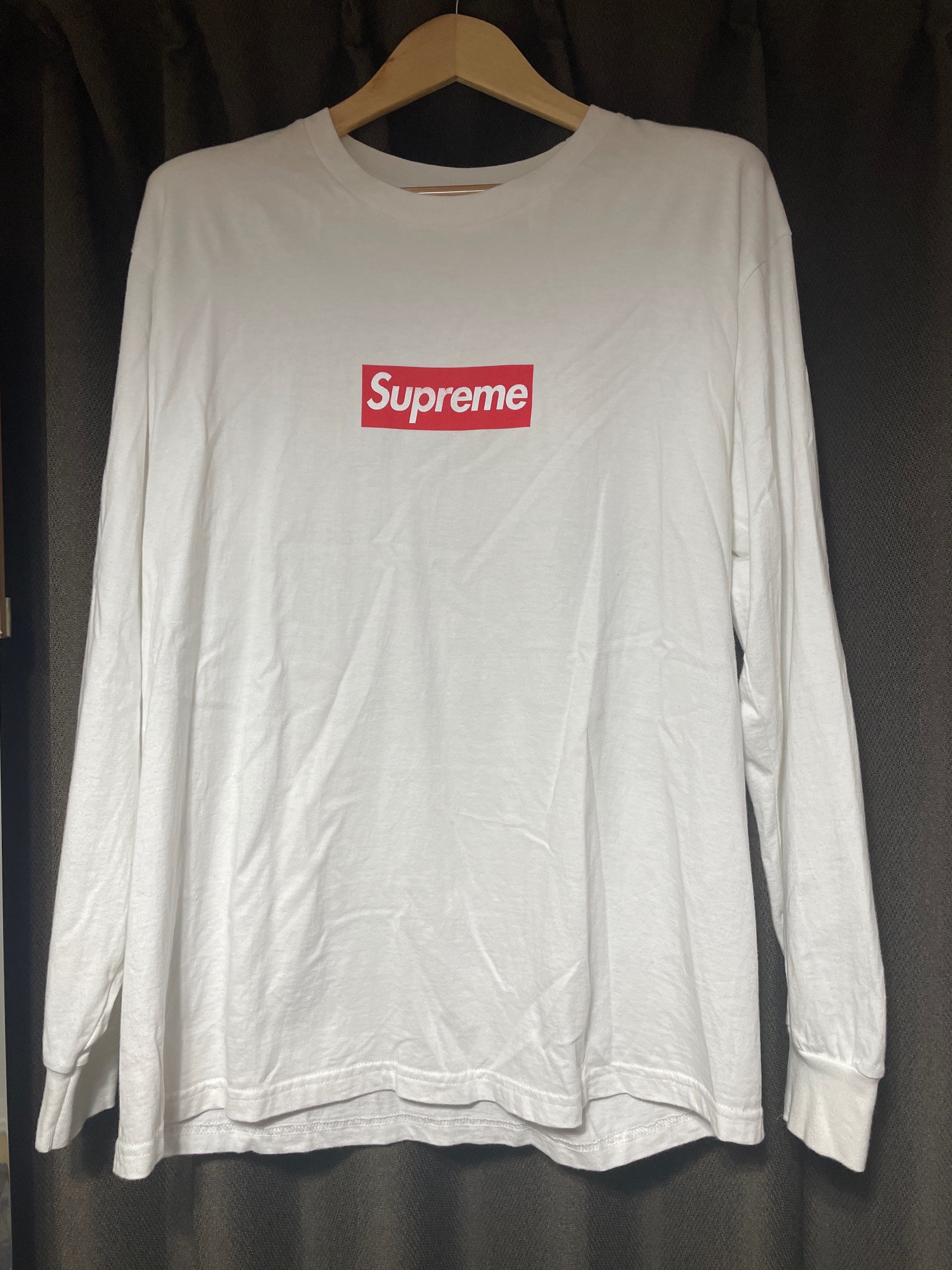Supreme Box Logo L/S Tee "White"