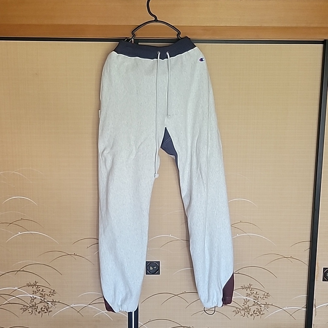 Champion x N.HOOLYWOOD Reverse Weave Sweatpants "OatmealxBrown"