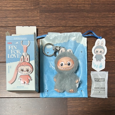 POP MART THE MONSTERS (LABUBU) Pin for Love Series-Vinyl Plush Pendant (N-Z) W