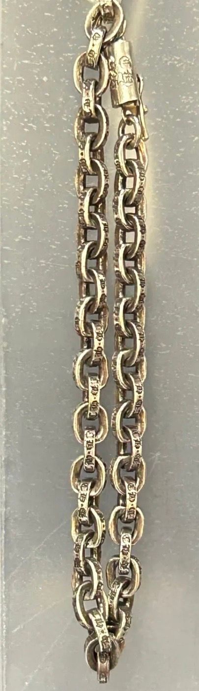 Chrome Hearts Paper Chain Bracelet "Silver"
