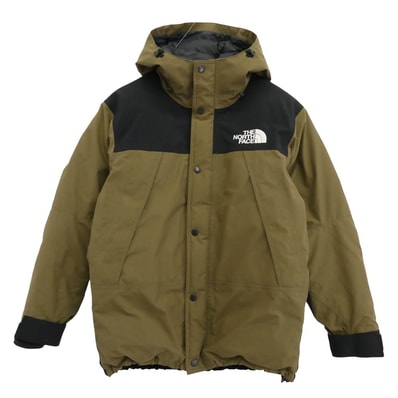 THE NORTH FACE ノースフェイス ダウンジャケット ND91837 MOUNTAIN DOWN JACKET マウンテン ダウン ジャケット カーキ系 M【中古】