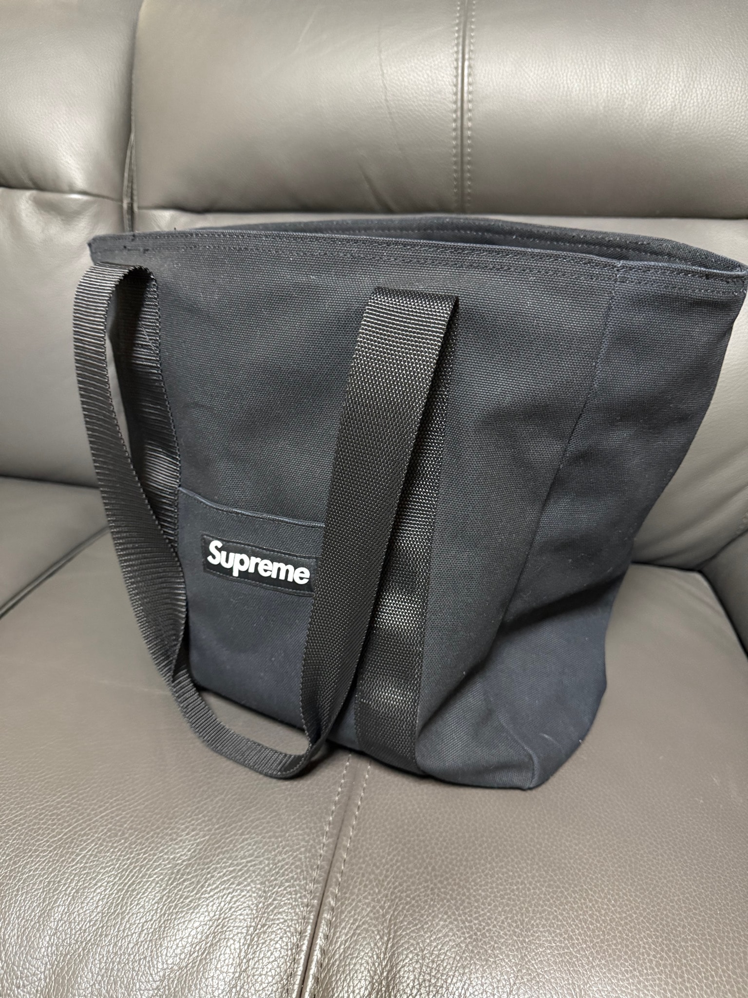 Supreme Canvas Tote "Black"