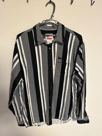 Supreme / Nike® Cotton Twill Shirt "Black"