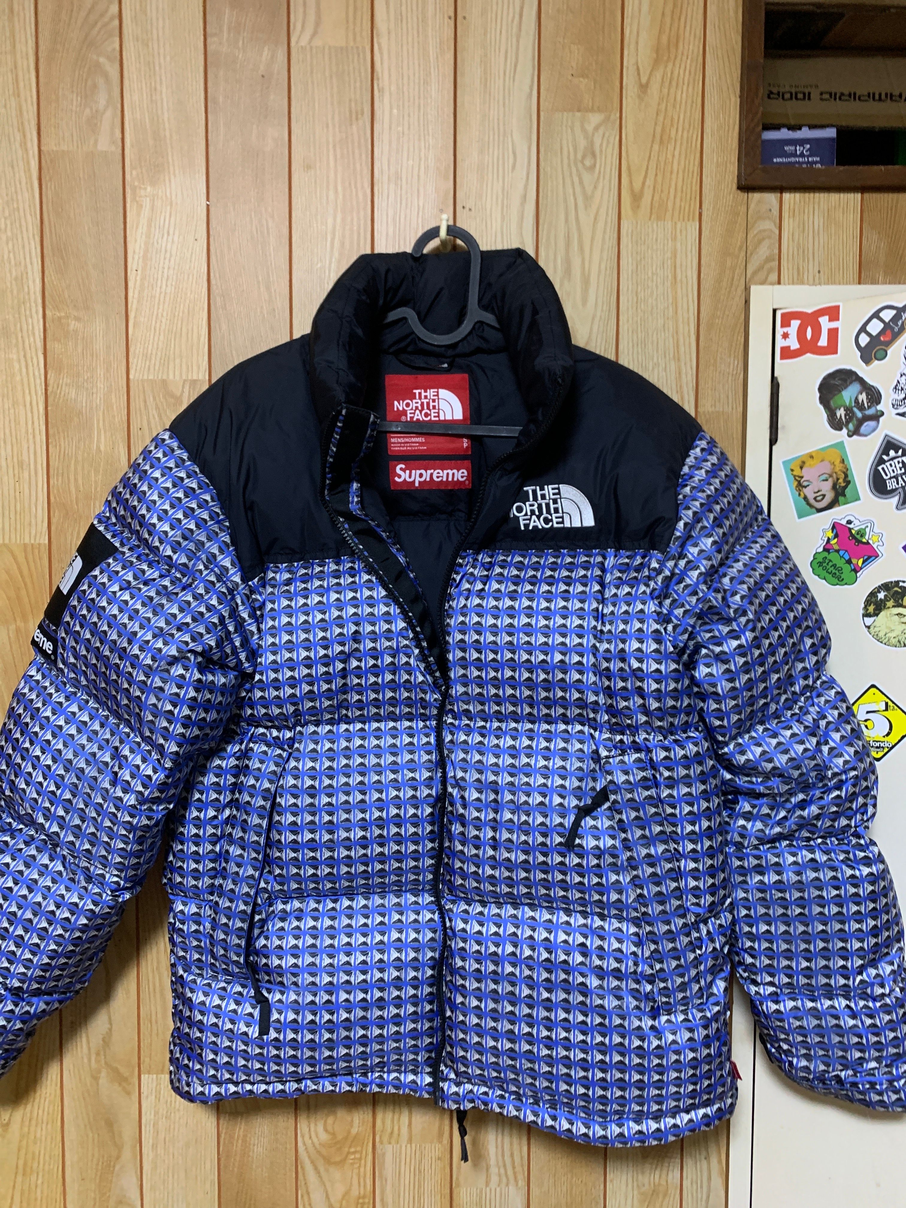 Supreme x The North Face Studded Nuptse Jacket "Royal"