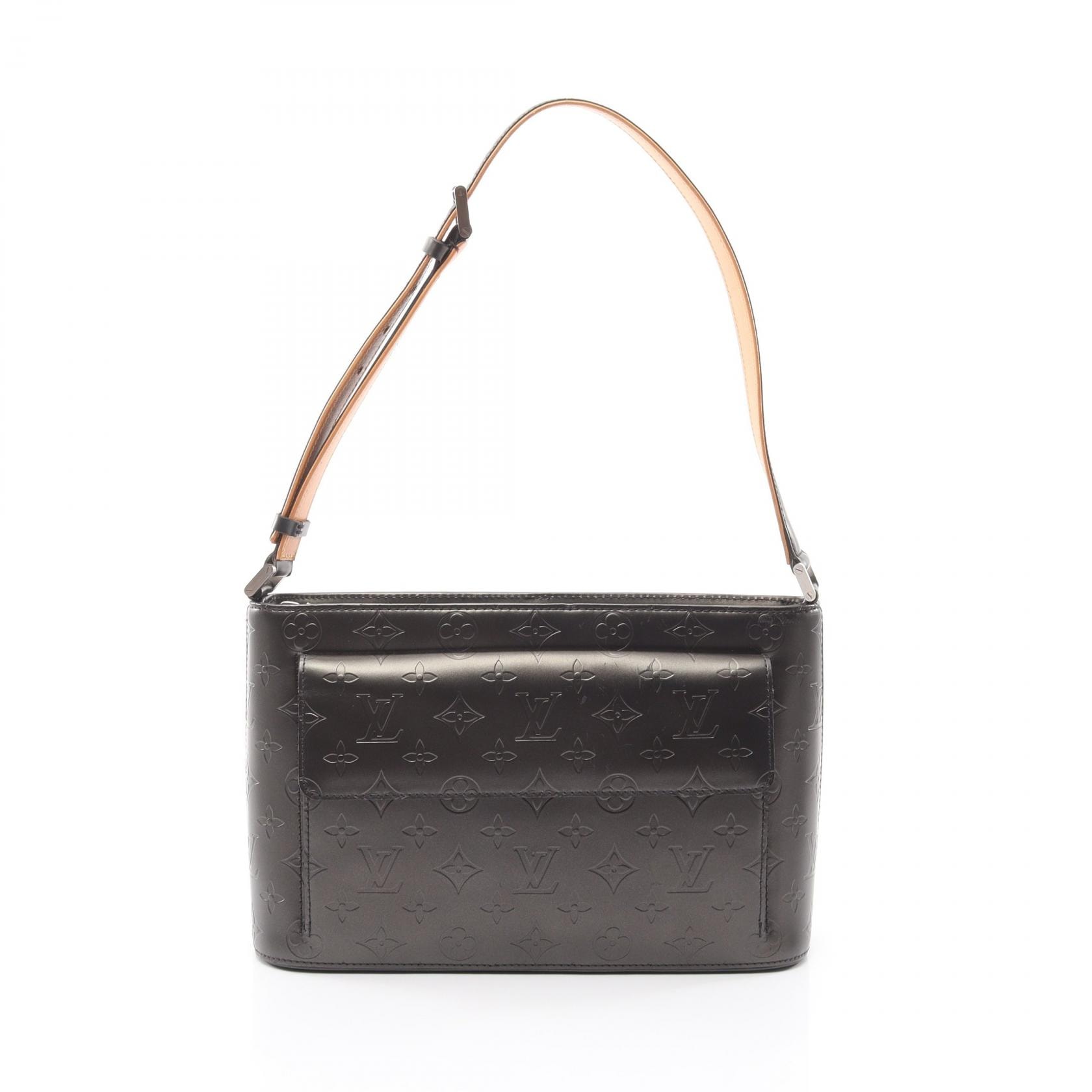 ルイ・ヴィトン LOUIS VUITTON アルストン ショルダーバッグ バッグ レザー モノグラム・マット ノワール レディース ブラック系 M55122 【中古】