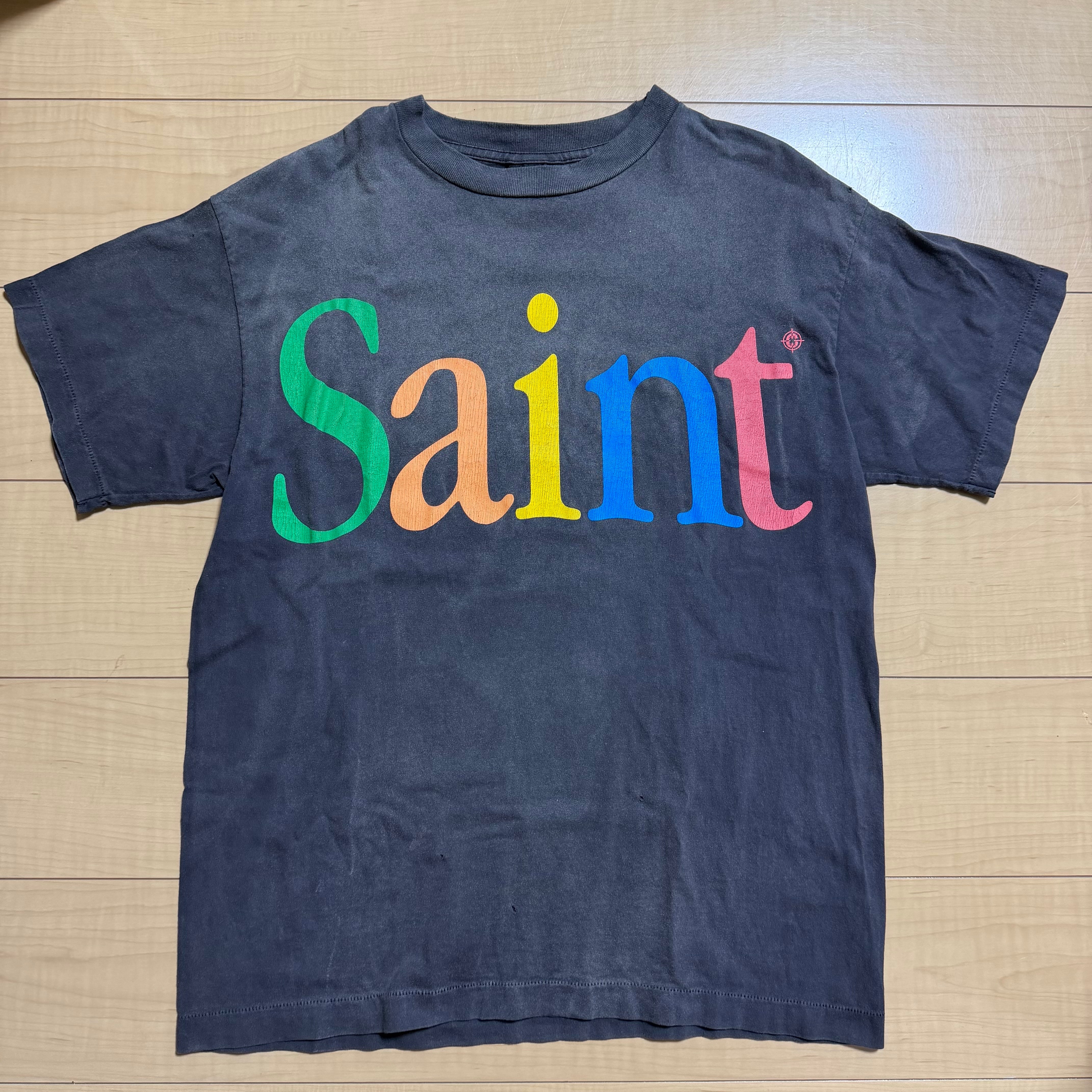 セントマイケル 24SS カラフルセイント SS Tシャツ "ブラック" 