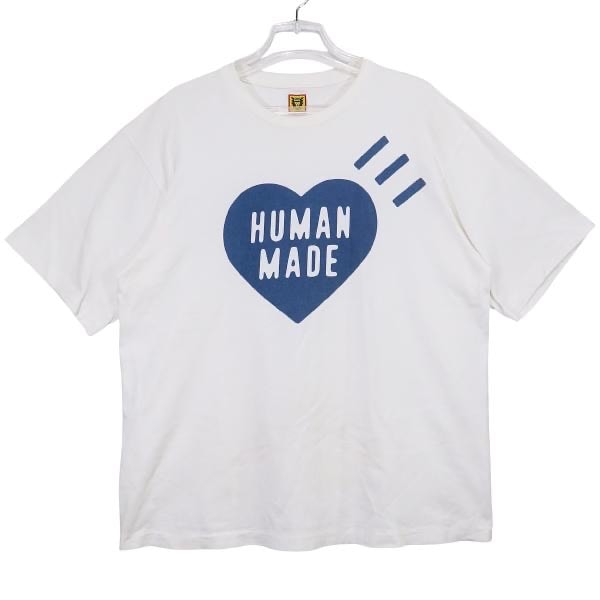 HUMAN MADE ヒューマンメイド DAILY S/S T-SHIRT 05.16.2022 ディリー ショートスリーブ Tシャツ ホワイト 白 ハート カットソー 半袖 サイズXL