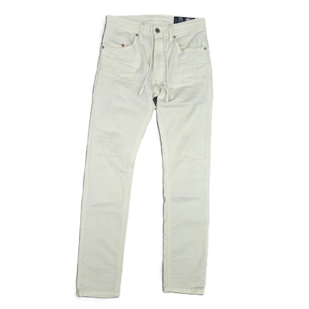 DIESEL ディーゼル ジョグジーンズ スキニーパンツ タイト ダメージ加工 ストレッチ生地 W28 パンツ コットン  メンズ【中古】