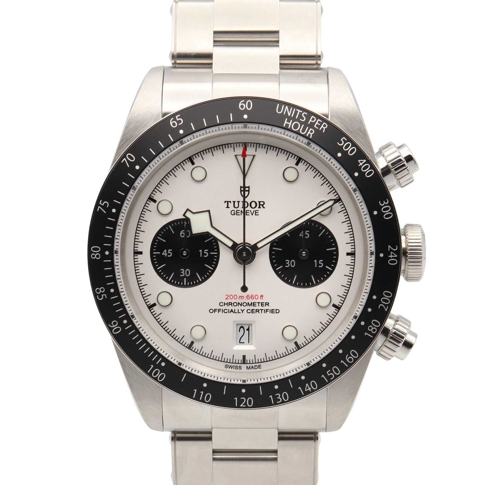 チュードル TUDOR ブラックベイ クロノ 腕時計 時計 ステンレススチール メンズ シルバー系 79360N 【中古】