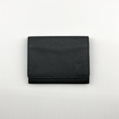 LOUIS VUITTON(ルイ・ヴィトン) タイガ アンヴェロップ・カルト ドゥ ヴィジット カーフレザー M30922 カードケース ダークグレー