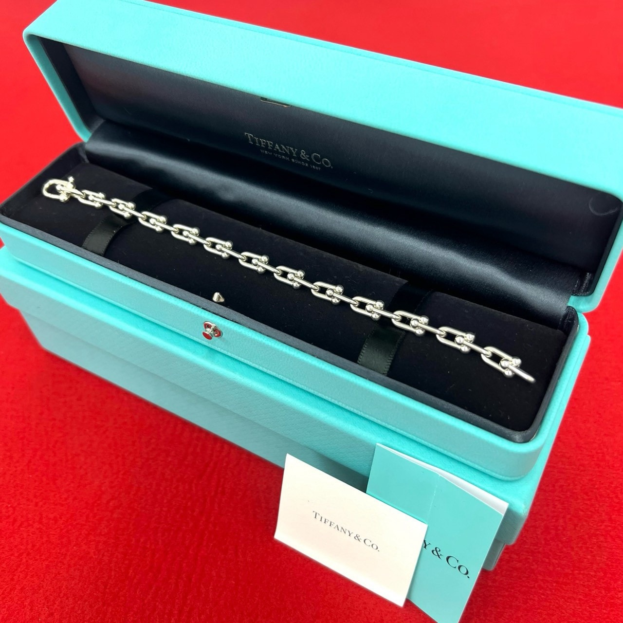 TIFFANY&Co. ティファニー ハードウェア スモールリンク ブレスレット シルバー925 ブレスレット シルバー
 83-10