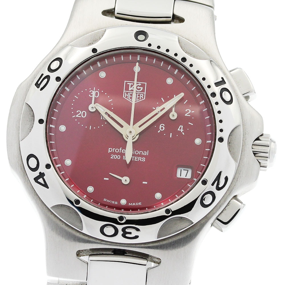 ☆美品  タグホイヤー キリウム クロノグラフ CL1213 ボーイズ 【中古】