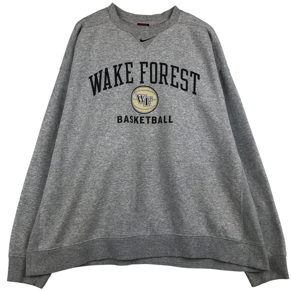 古着 ~00年代 ナイキ NIKE TEAM 3連プリント カレッジスウェットシャツ トレーナー メンズXL相当/eaa608075