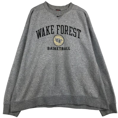 古着 ~00年代 ナイキ NIKE TEAM 3連プリント カレッジスウェットシャツ トレーナー メンズXL相当/eaa608075