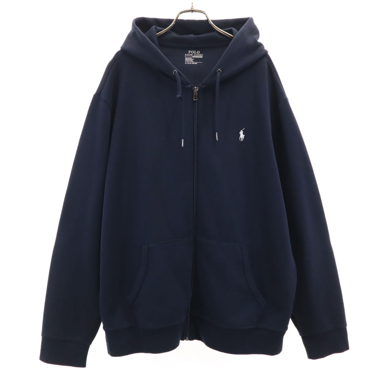 POLO RALPH LAUREN ポロラルフローレン 長袖 スウェット ジップパーカー XL ネイビー