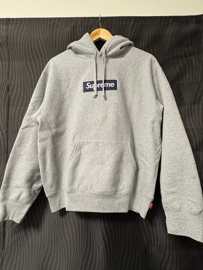 Supreme Box Logo Hooded Sweatshirt (25FW) "Heather Grey"