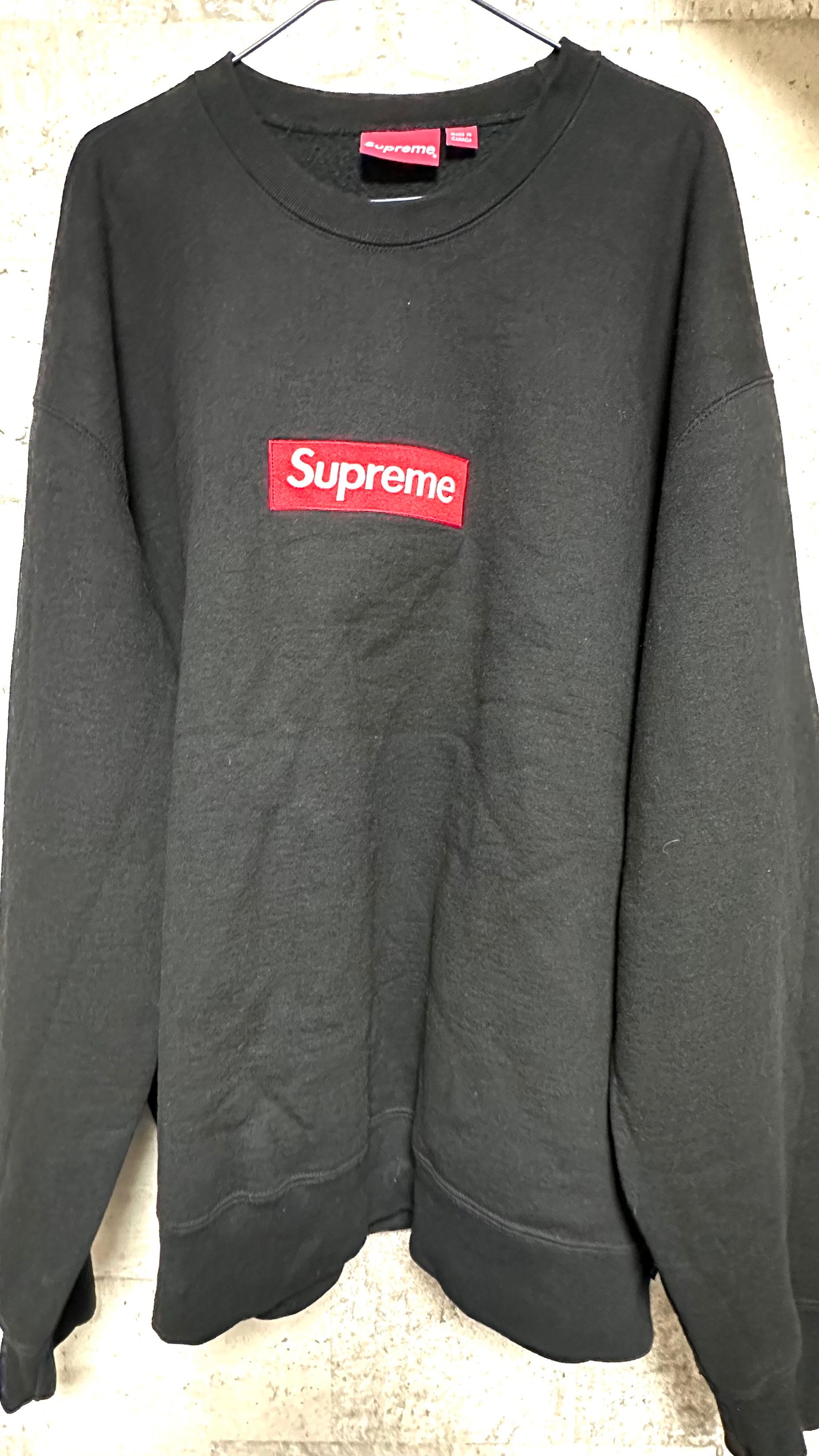 Supreme Box Logo Crewneck "Black" (22FW)