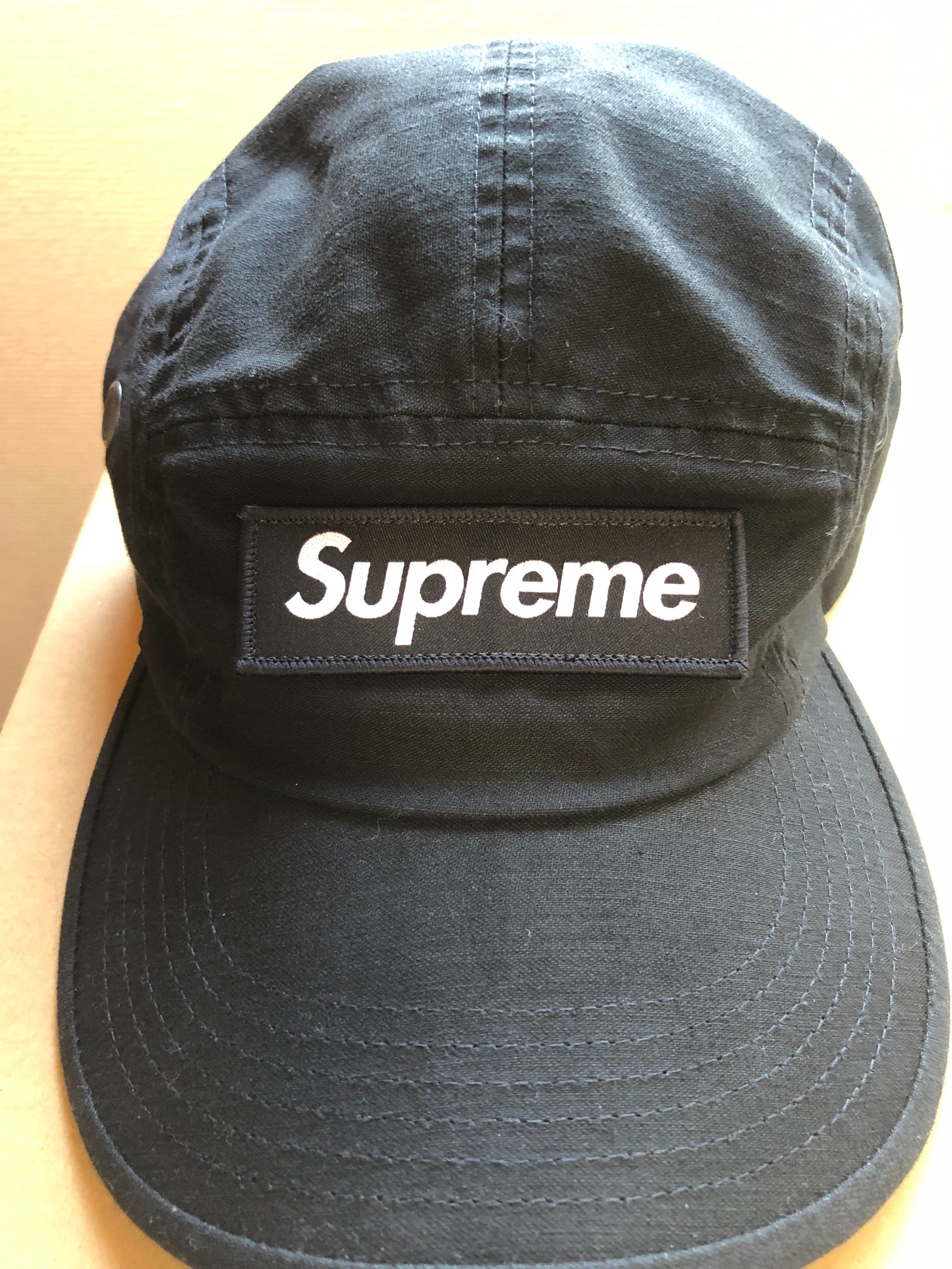Supreme Military Camp Cap "Black" (21SS)