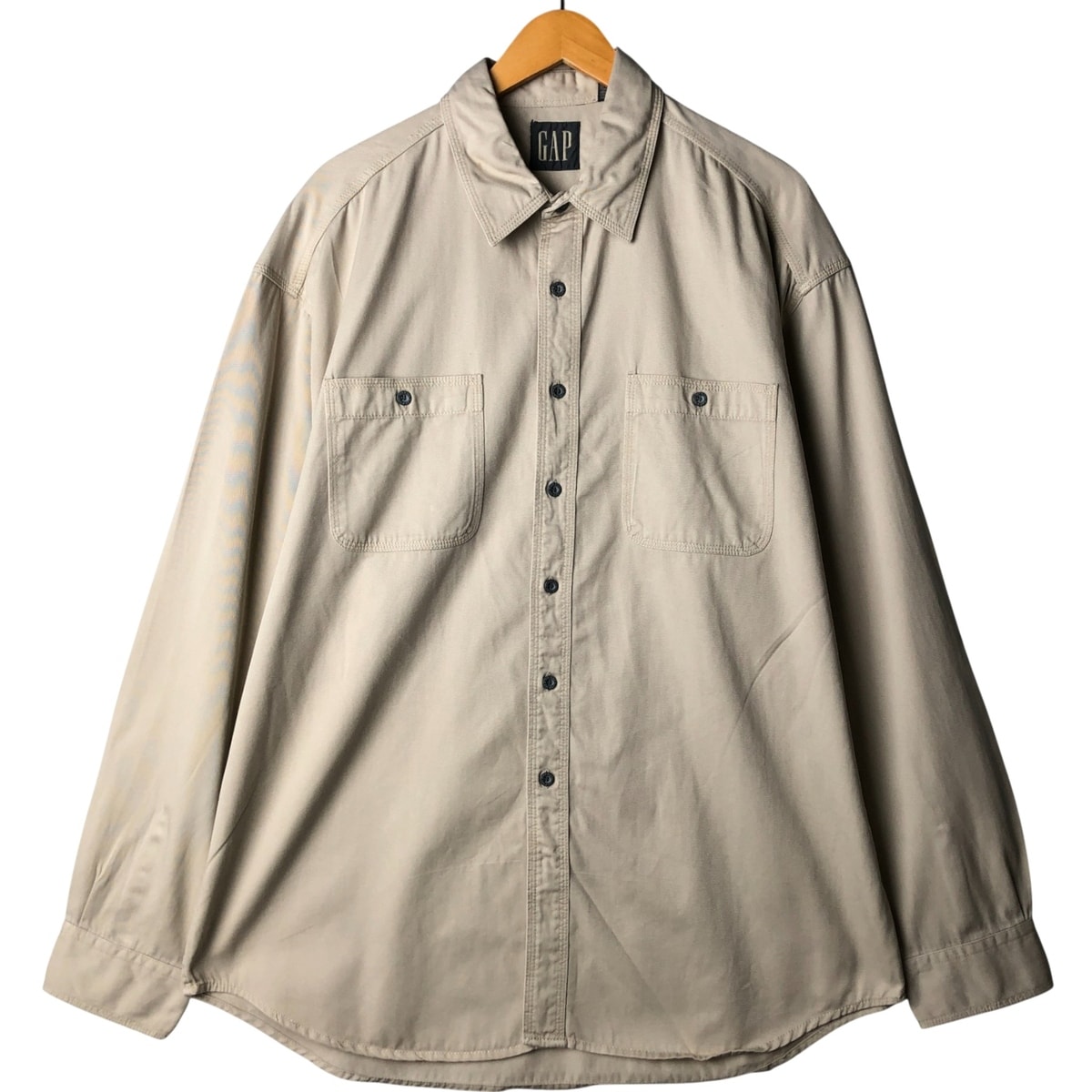 古着 90年代 ギャップ GAP オールドギャップ 長袖 コットンシャツ メンズXL相当 ヴィンテージ/eaa590915