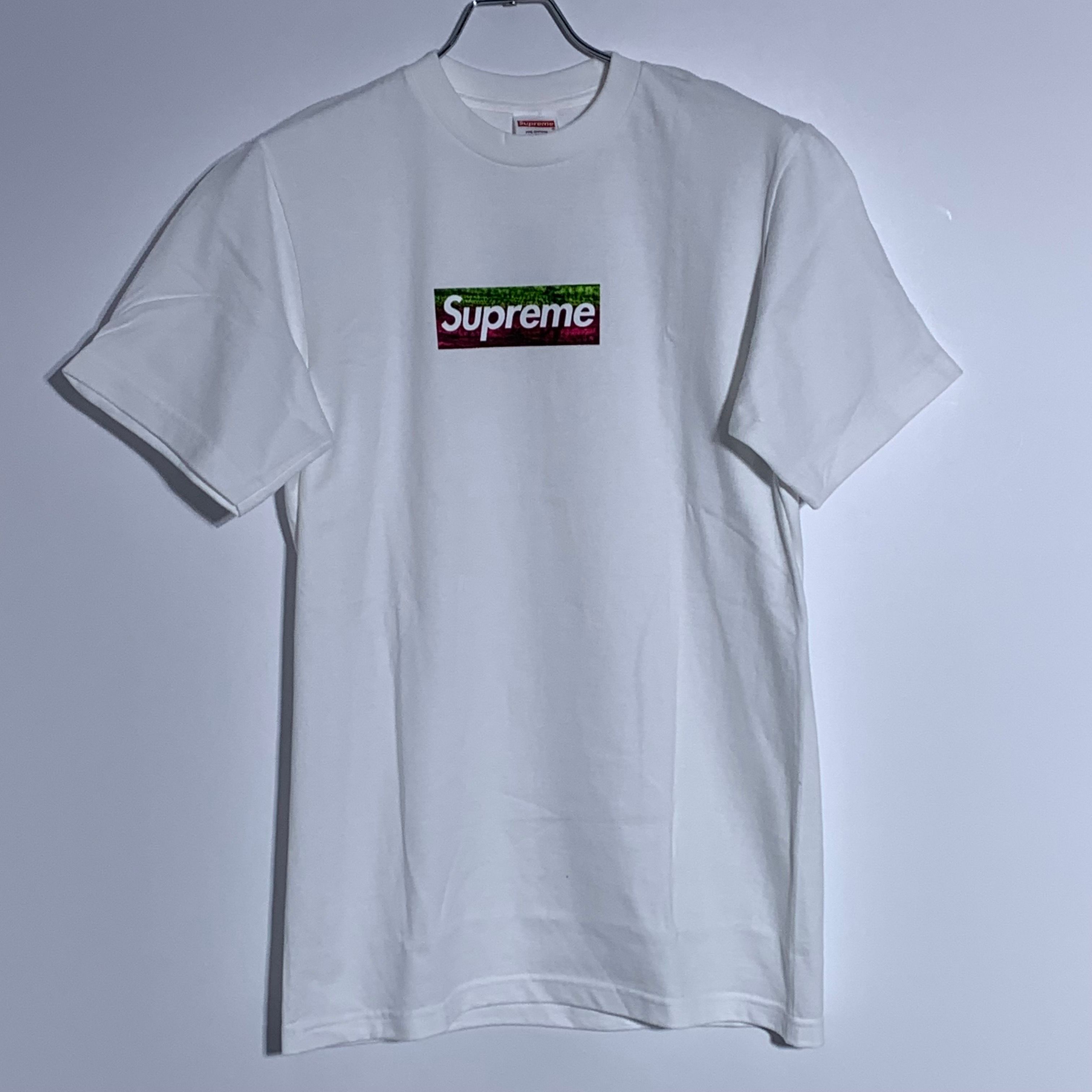 Supreme Los Angeles Fire Relief Box Logo Tee "White"