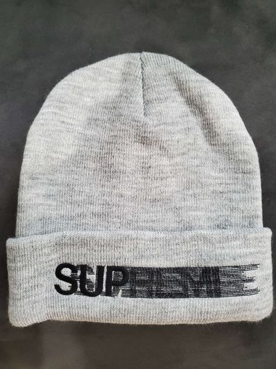 Supreme Motion Logo Beanie "Grey" (20SS)