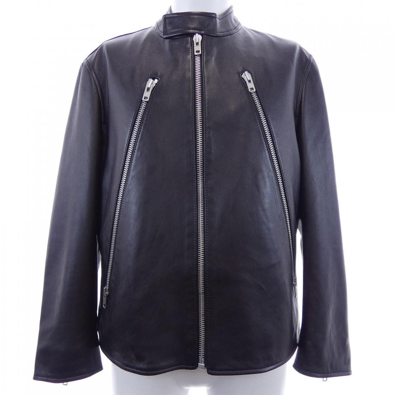 メゾンマルジェラ Maison Margiela ハの字 S50AM0489 レザーライダースジャケット