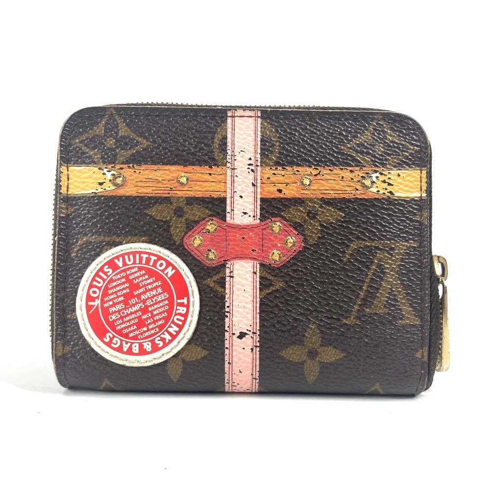 ルイヴィトン LOUIS VUITTON ジッピー・コインパース M62617 モノグラム サマートランク 財布 小銭入れ ラウンドファスナー コインケース モノグラムキャンバス ブラウン