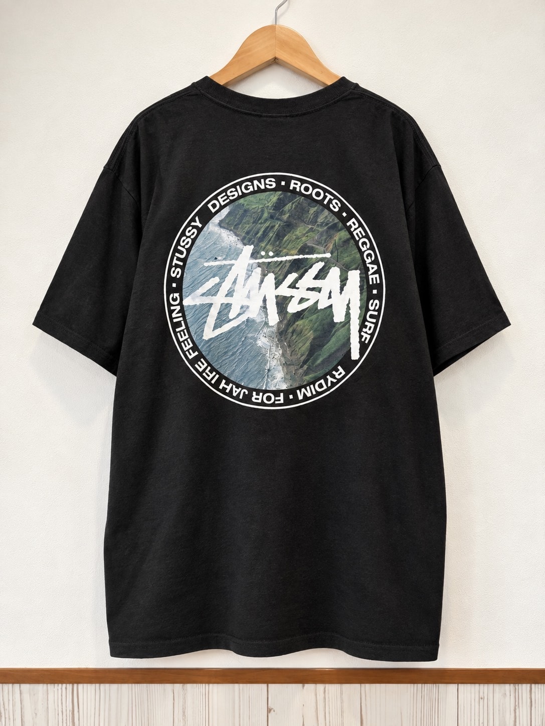 Stussy COASTLINE TEE "Black"