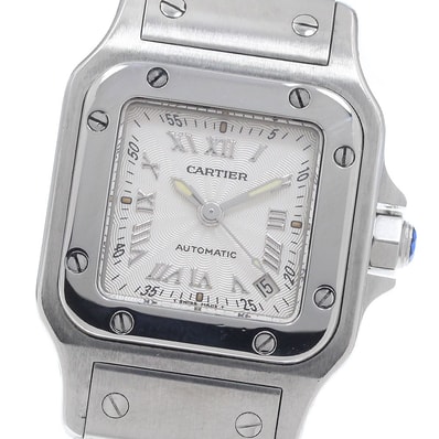 ☆良品 カルティエ サントスガルベSM W20044D6 レディース 【中古】