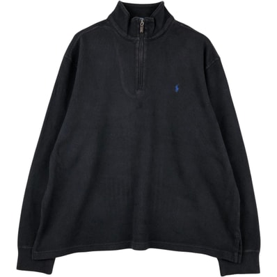 古着 ラルフローレン Ralph Lauren POLO by Ralph Lauren ハーフジップスウェットシャツ トレーナー メンズXXL相当/eaa647554