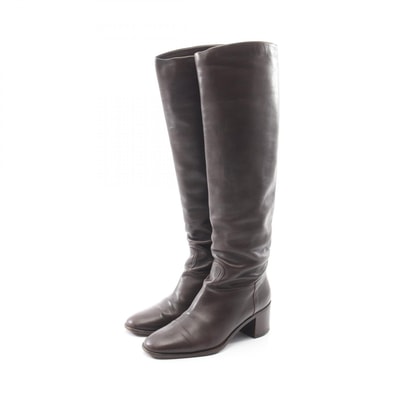 エルメス HERMES ブーツ 靴 レザー レディース ブラウン系 【中古】