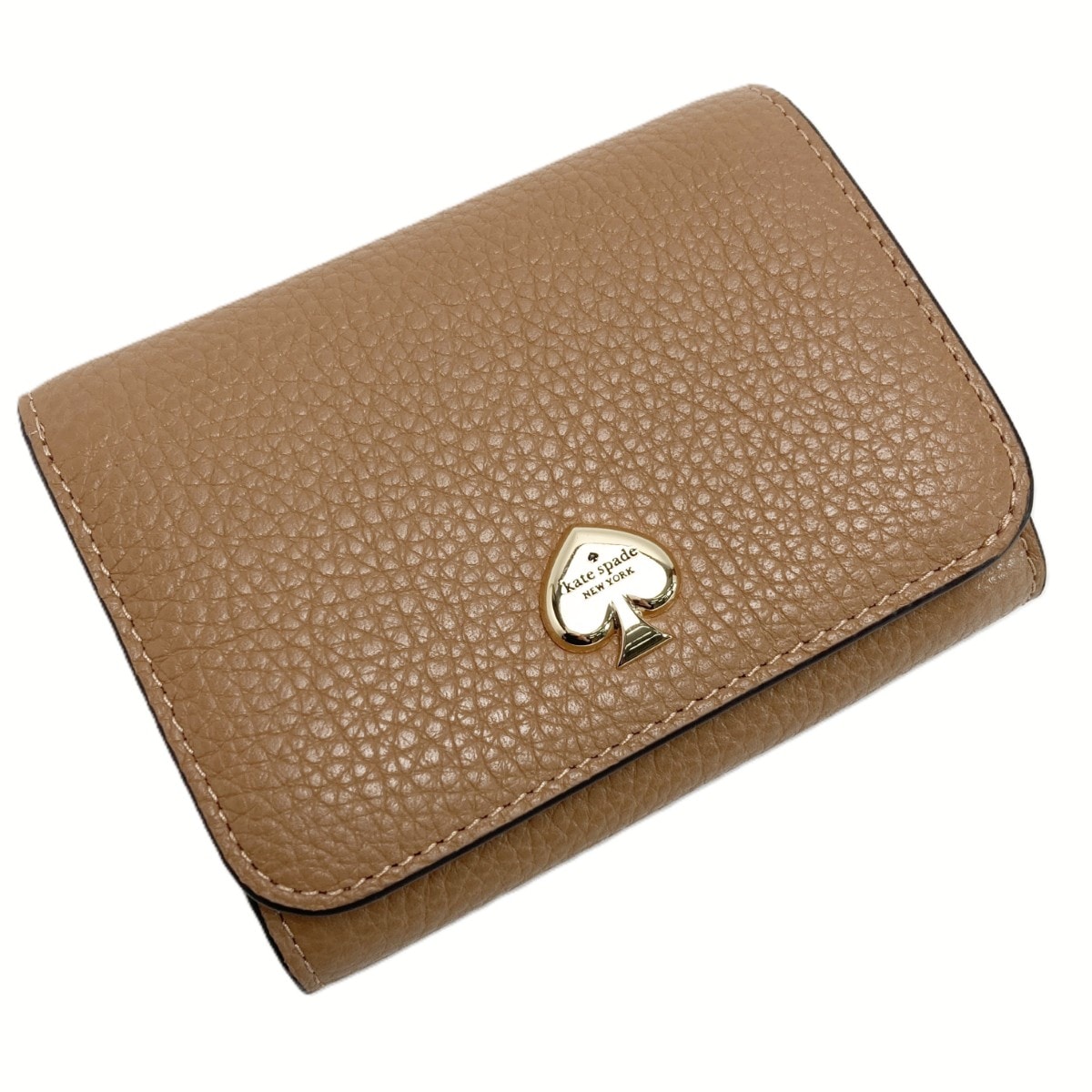 Kate Spade ケイトスペード ケイラ スモール Lジップ ウォレット ブラウン 2つ折り財布 KAYLA