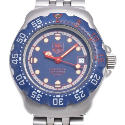 タグホイヤー TAG HEUER 370.508 フォーミュラ1 ブルー クォーツ レディース 良品 腕時計 C#149532