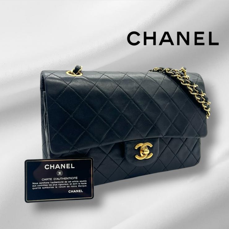 C (やや傷や汚れあり)】CHANEL シャネル マトラッセ25 ラムスキン